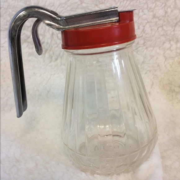 Kitchen Vintage Maple Syrup Glass Dispenser Poshmark
